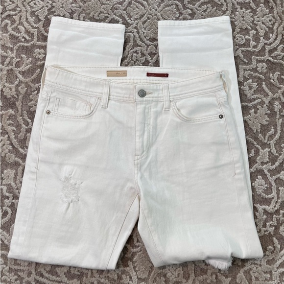 Anthropologie | Pilcro Mid-Rise Distressed Boyfriend Dye Wash Jeans - Picture 6 of 16